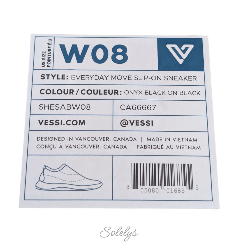 Vessi Black Slip-On Knit Athletic Shoes - Picture 6 of 13